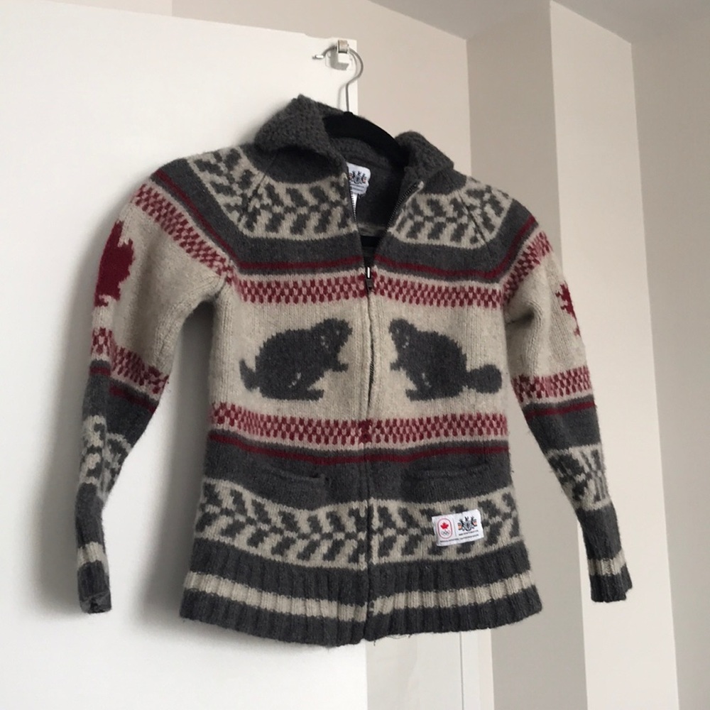 HBC Wool Olympic Canada Zip-Up